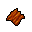 half-digested piece of meat