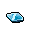blue glass plate