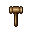 wooden hammer