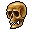 golden skull