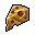 golden cheese wedge
