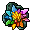 colourful water lily