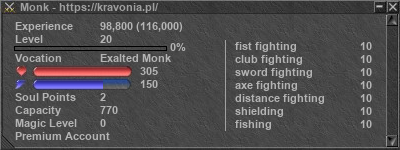 Signature for player Monk
